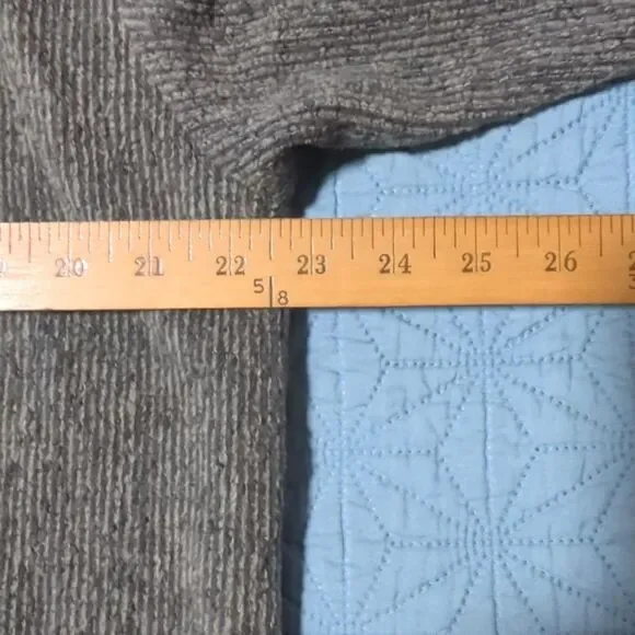 Greenbrand Recycled Cover Up Sweater Unique Brass Bear Buttons Yarn Womens Sz L - Picture 4 of 9